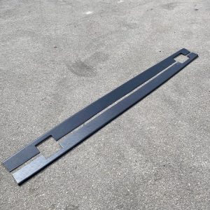 Side Skirts Extension addons blades for Audi RS4 A4 B7 2005-2008 ABS Matt
