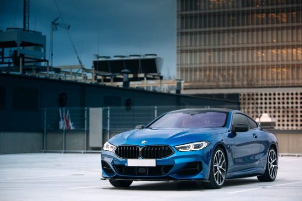 Side Skirt blades extensions addons for BMW 8 G14 G15 M Sport ABS Gloss
