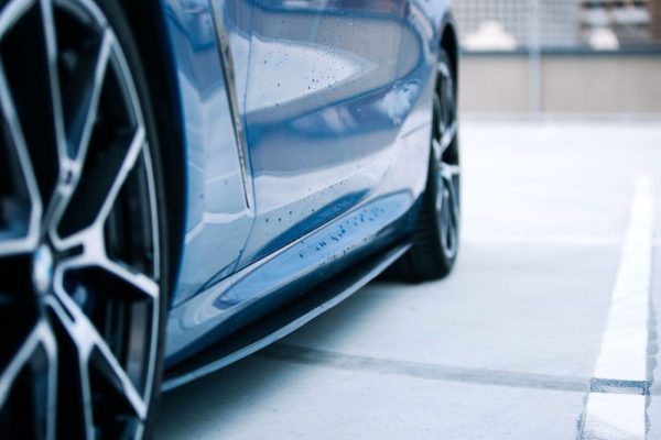Side Skirt blades extensions addons for BMW 8 G14 G15 M Sport ABS Gloss