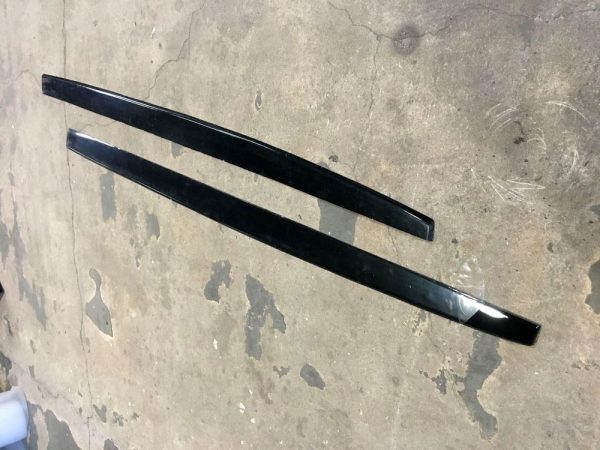 Side Skirt Extension set for BMW 7 F01 2008-2015 ABS Gloss