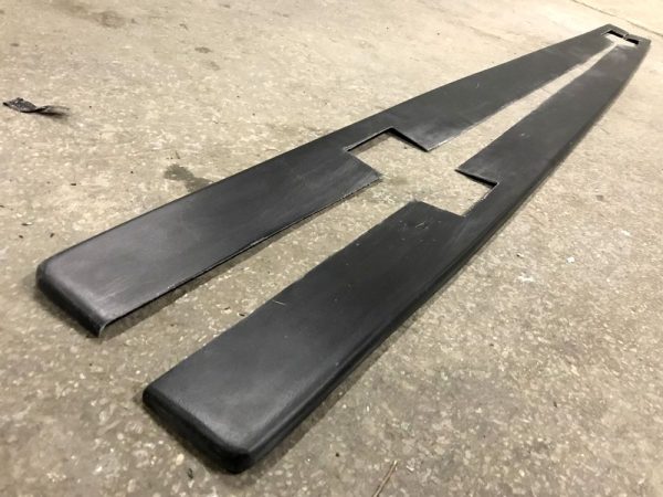 Side Skirt blades extensions addons for Audi A6 S6 C7 2011-2018 GRP