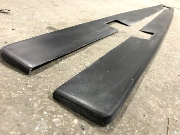 Side Skirt blades extensions addons for Audi A6 S6 C7 2011-2018 GRP