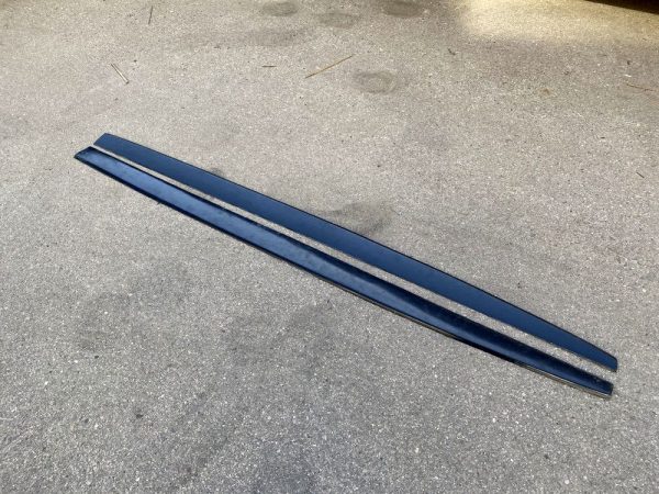 Side Skirt blades extensions addons for BMW 3 E90 E91 SE ABS Gloss