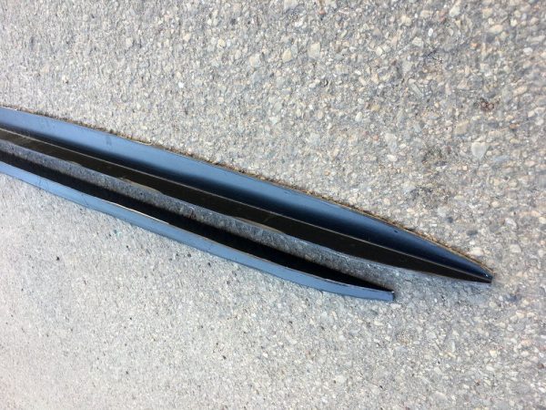 Sideskirts addon S Line Extension blades for AUDI A4 B9 2016-2024 ABS Gloss