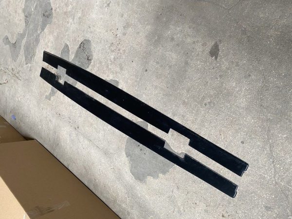 Sideskirts addon Performance Extension blades for BMW 1 F20 / F21 11-19 ABS Gloss