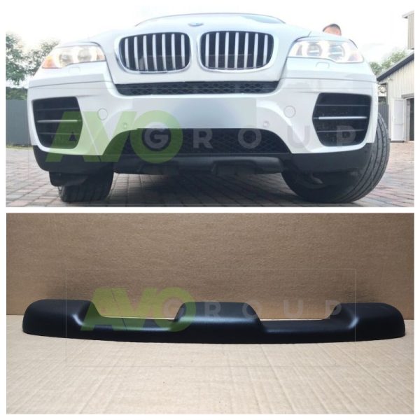 Front bumper Spoiler Splitters for BMW X6 E71 E72 2007-2014 ABS Matt