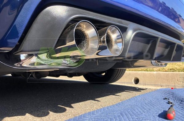 Rear Bumper CSL Twin Double Diffuser with ribs for BMW 5 E39 1995-2004 ABS Matt