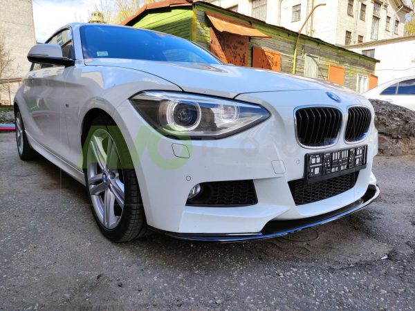 Front Spoiler Splitter for BMW 1 F20 / F21 2011-2015 ABS Matt