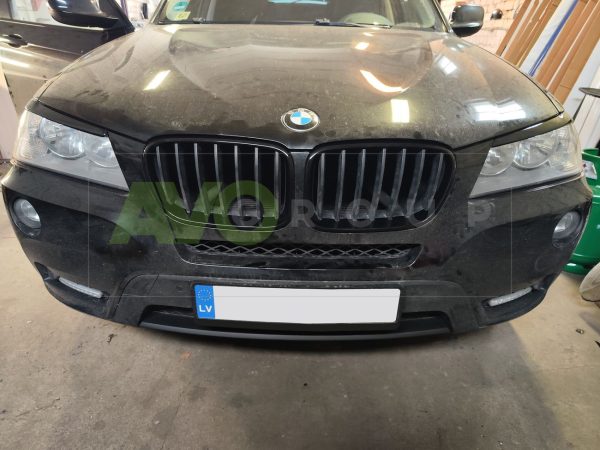 Priekšējo lukturu uzlikas uzacis priekš BMW X3 F25 2010-2014 ABS Gloss