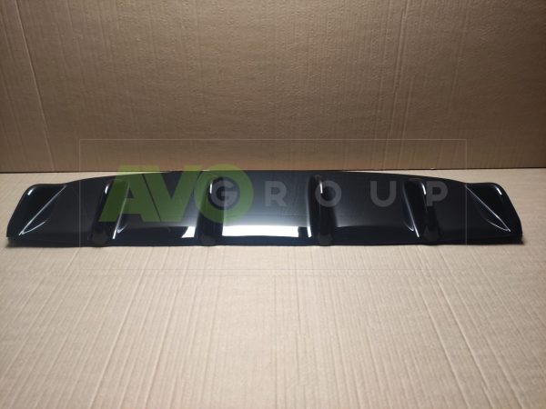 Rear Bumper Diffuser with ribs for BMW X6 E71 E72 2008-2014 ABS Gloss