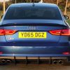 Rear Bumper diffuser addon with ribs / fins For Audi A3 S3 8V