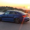 Rear Bumper diffuser addon with ribs / fins For Audi A3 S3 8V