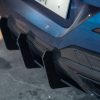Fancywide Rear Bumper diffuser addon with ribs fins For BMW 8 G15 G14