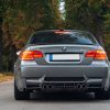 Rear Bumper diffuser addon with ribs / fins For BMW M3 E92 E93