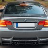Rear Bumper diffuser addon with ribs / fins For BMW M3 E92 E93