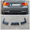 Rear Bumper diffuser addon with ribs / fins For BMW M3 E92 E93