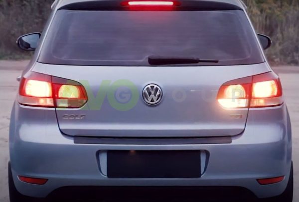 Backlight Eyelids for VW Golf 6 08-13 ABS Matt