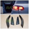 Fona apgaismojuma plakstiņi priekš VW Golf 6 08-13 ABS Matt