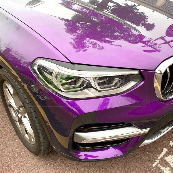 Накладки на фары / Реснички для BMW X4 G02 LED 2017-2021 ABS Gloss – Изображение 2