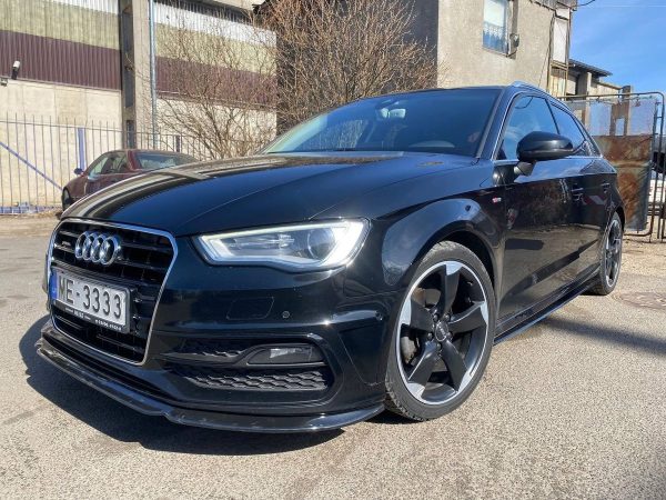 Side Skirt blades extensions addons for Audi A3 8V S Line S3