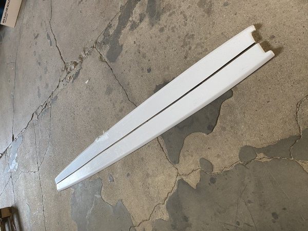 F10 / F11 M Sport / M5 Side skirts addons blades Performance ABS White Matt