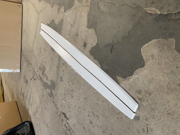 F10 / F11 M Sport / M5 Side skirts addons blades Performance ABS White Matt