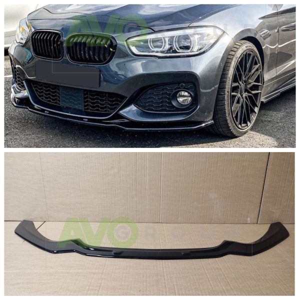 Front Spoiler Splitter for BMW 1 F20 / F21 2016-2019 ABS Gloss