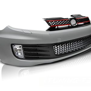 GTI Style Front Bumper For VW Golf 6 With fog ligths / place for VW sign