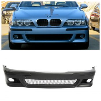 Performance Bumper diffuser addon with ribs / fins For BMW E39 M Sport