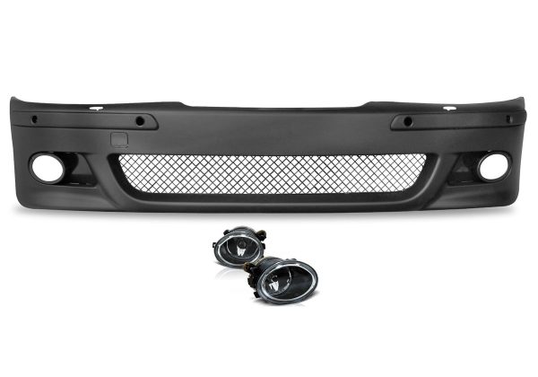 M Sport / M5 Front Bumper For BMW E39 96-03 with PDC/ washer holes and Fog Lights