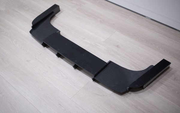 Performance CARBON Rear Bumper diffuser with ribs / fins For BMW E36 M Sport