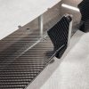 Aizmugurējā bampera apakšējā difuzora papildinājums ar karbona ribām priekš Audi RS7 C8