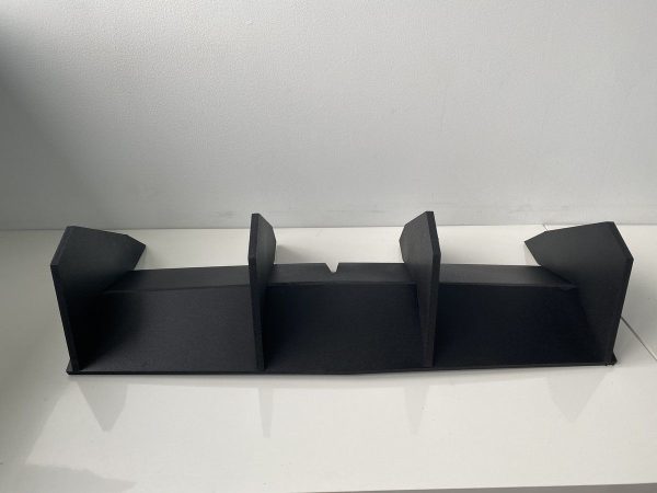 Performance Rear Bumper diffuser addon with ribs / fins For Challenger MK3 SRT