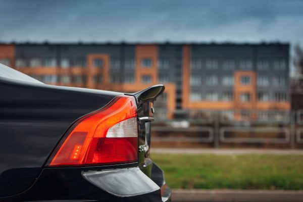 Rear trunk spoiler Ducktail for Volvo S80 MK2 2006-2016