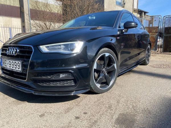 Side Skirt blades extensions addons for Audi A3 8V S Line S3