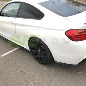 Rear Bumper Side Splitters flaps for BMW 4 F32 F33 F36 2013-2021 ABS Gloss v2