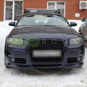 V Look Front Spoiler Splitter for Audi A3 8P 2005-2008