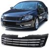 Black Gloss Badgeless Front grill for VW Passat B7 (Typ 36) 2010-2015