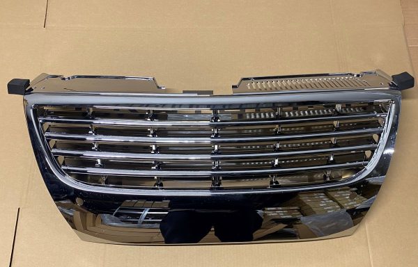 R Line Front Chrome badgeless Grill For VW Passat B6 3C 2005-2010 with PDC holes