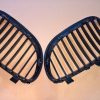 Front Grilles Kidney for BMW 5 E60 / E61 2003-2010 Black Matt