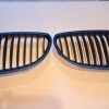 Front Grilles Kidney for BMW 5 E60 / E61 2003-2010 Black Matt