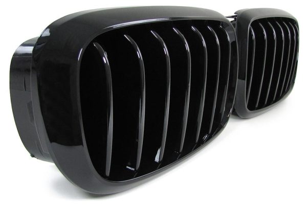 Performance Black Gloss Grills / Kidneys For BMW X5 F15 / F16 2013-2018