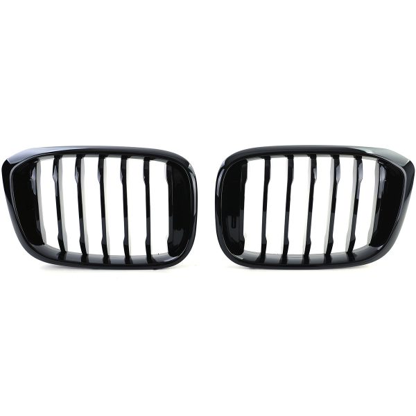 Front Grilles Kidney for BMW X3 G01 / X4 G02 Piano Black