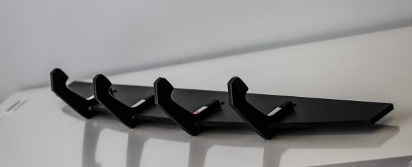 Performance Rear Bumper diffuser with ribs / For Skoda Octavia VRS 2005-2009