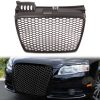 RS Front Honey comb Grill for Audi A4 B7 8E 2004-2008 ABS Matt