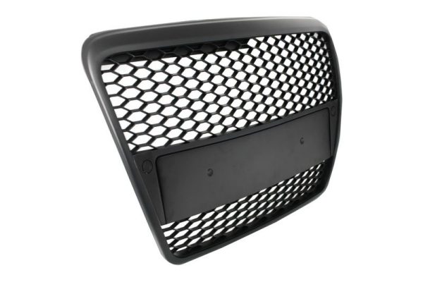 RS6 Look Front Honeycomb Grill for Audi A6 C6 4F 2004-2011 BLACK MATT