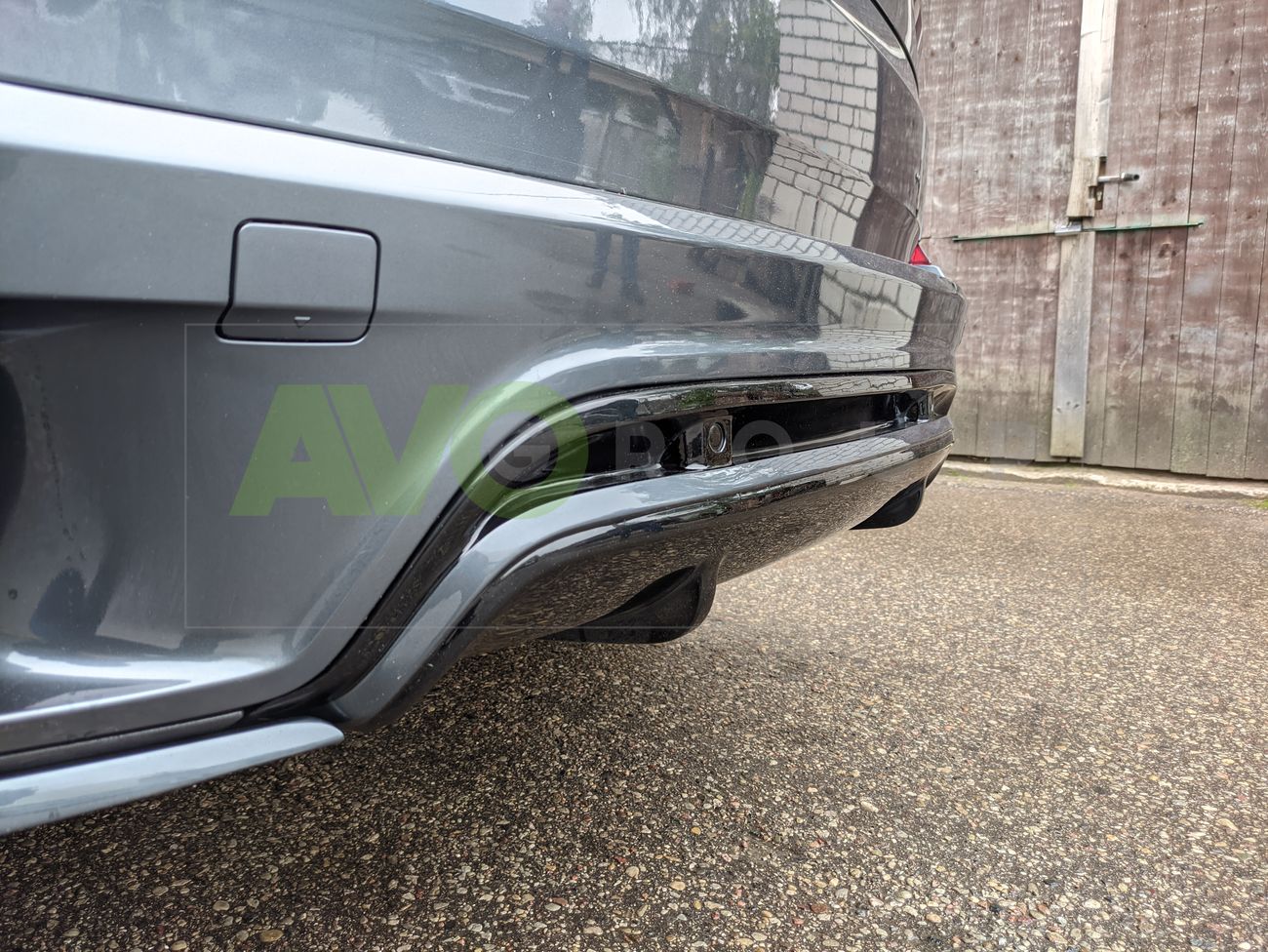 Aero style rear bumper diffuser addon for BMW X5 E70 LCI Aero 2010-2014