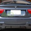 Aizmugurējā bampera difuzors priekš BMW 3 E90 / E91 2005-2012 v2 ABS Gloss