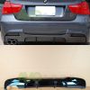 Aizmugurējā bampera difuzors priekš BMW 3 E90 / E91 2005-2012 v2 ABS Gloss