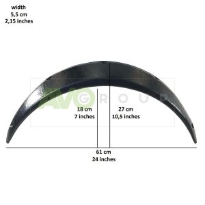 Universal Wheel Arches Fender Flares JDM Set 55mm Structural